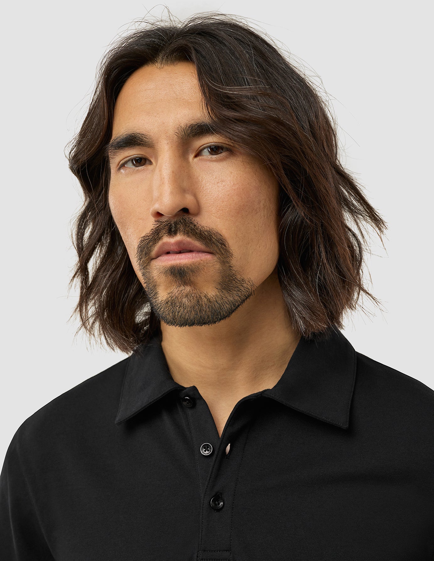 Evolve Pique Polo Black