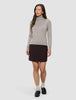 Fine Knit Turtleneck Dark Sand