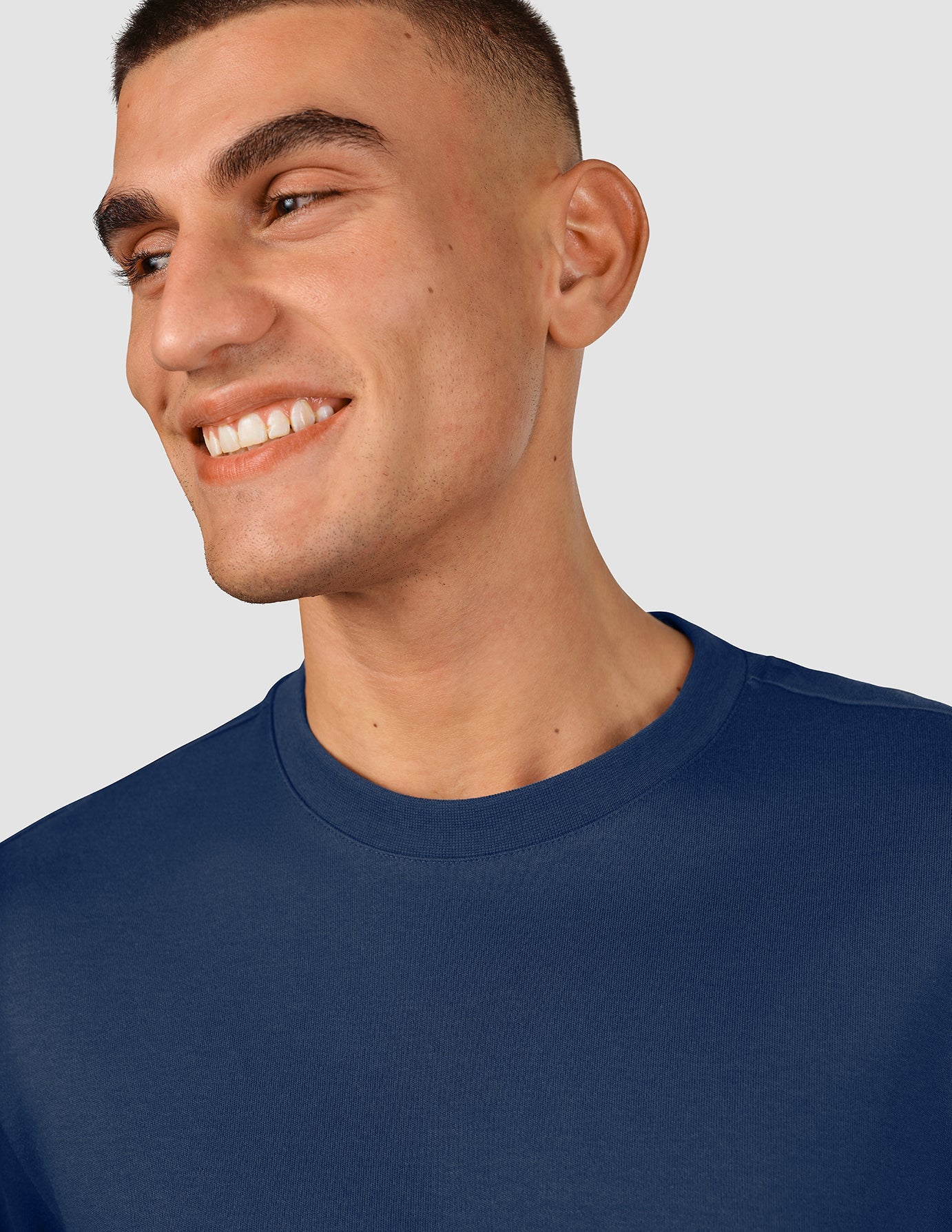 Heavy Box Fit T-shirt Navy