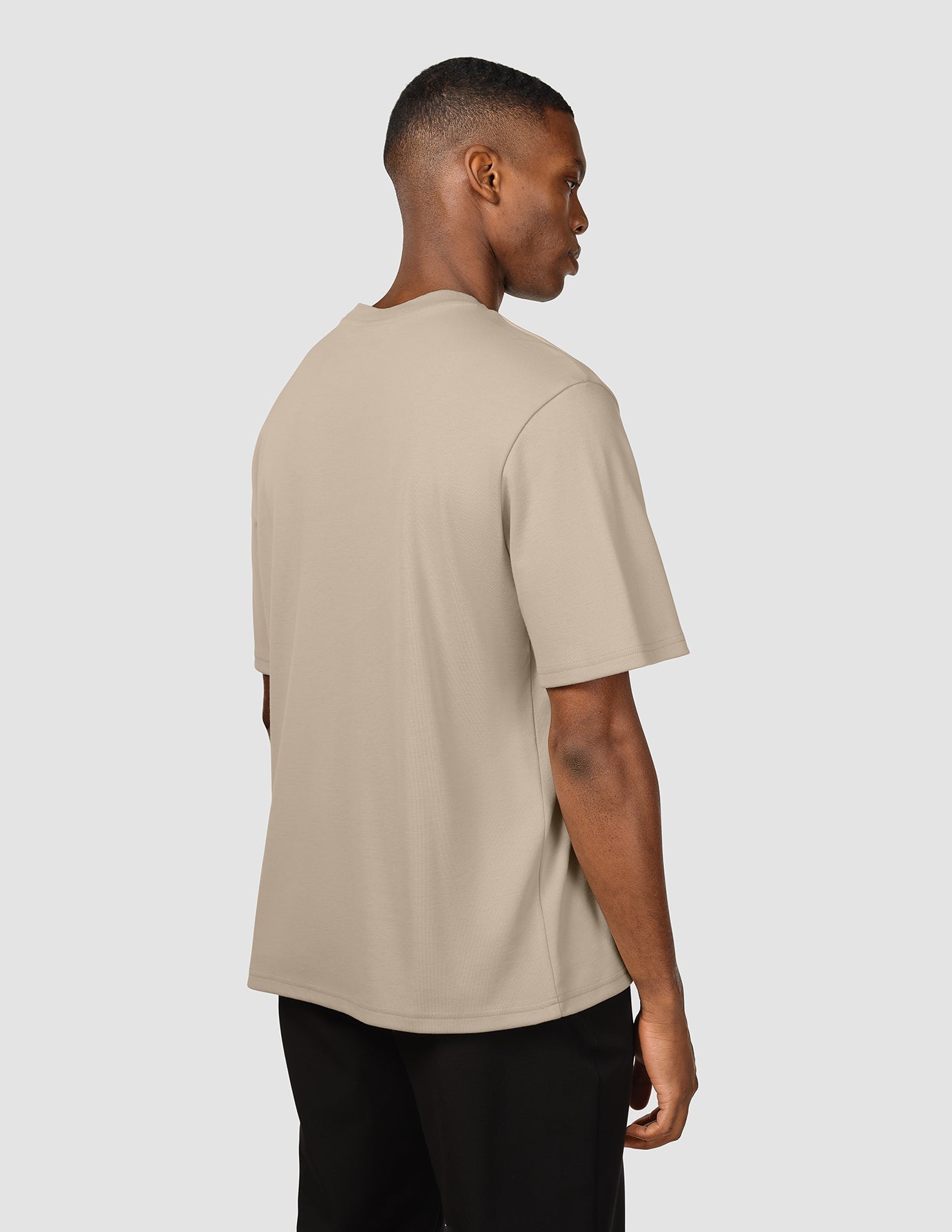 Heavy Box Fit T-shirt Stone Beige