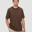 Heavy Box Fit T-shirt Saddle Brown