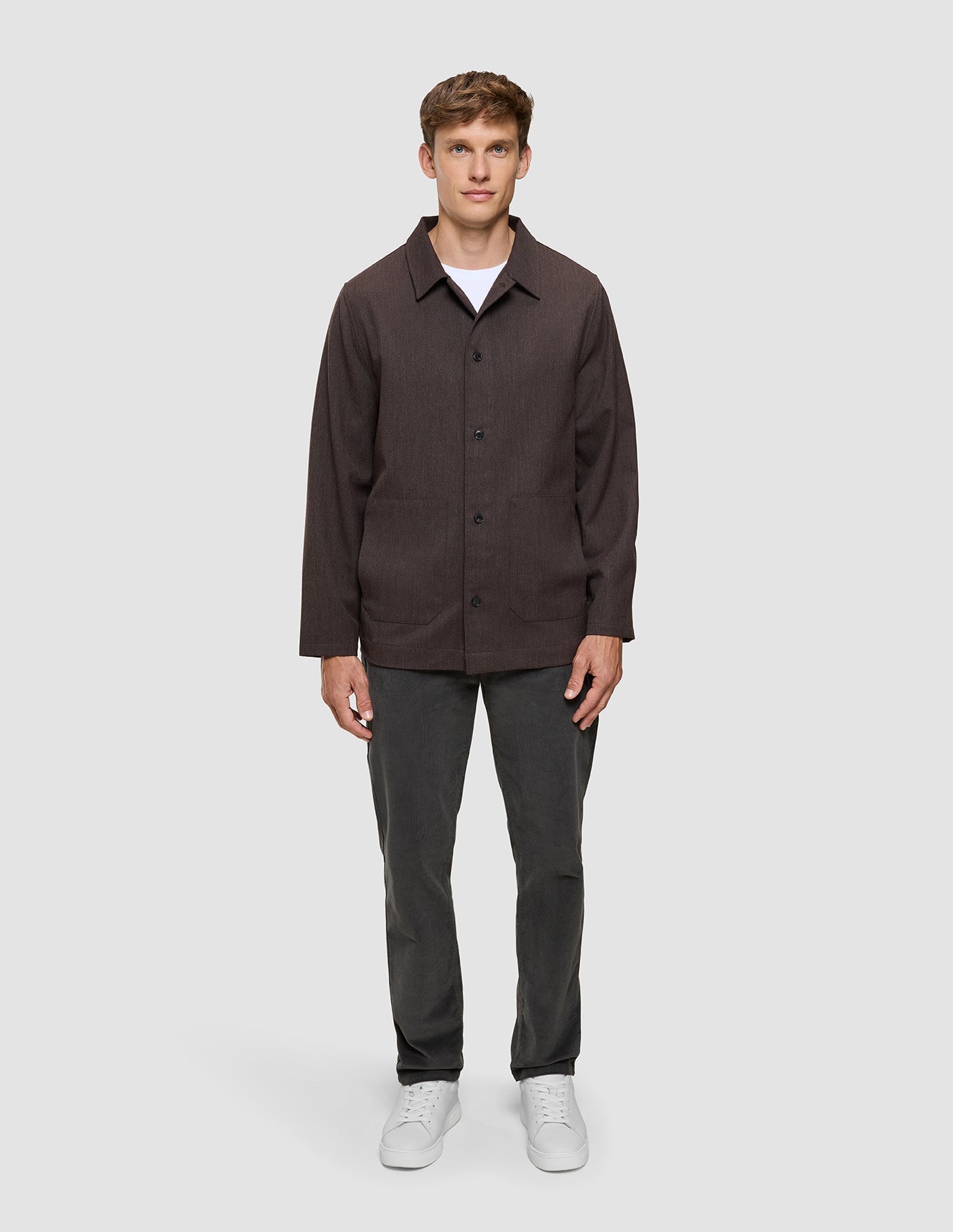 Heritage Overshirt Ash Brown