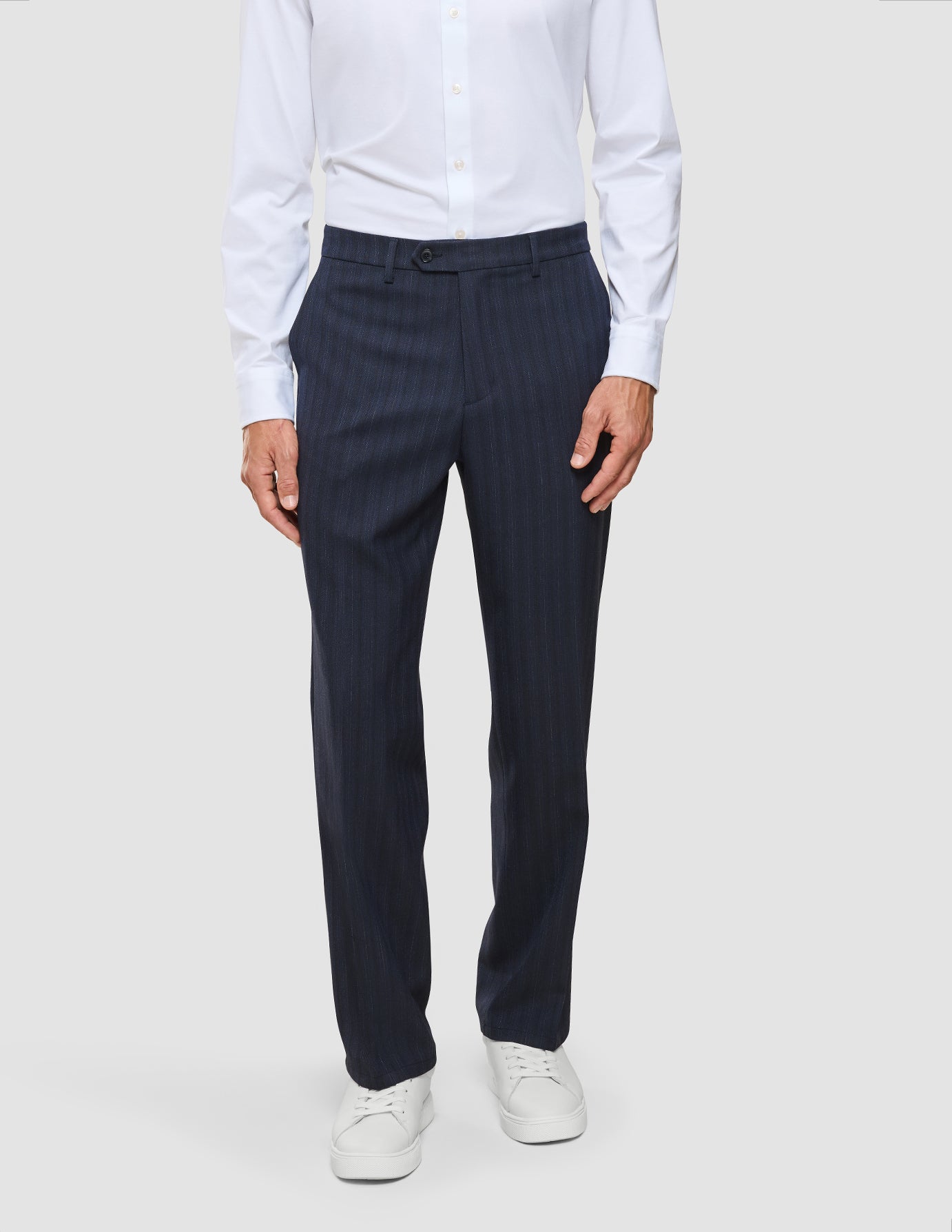 Heritage Pants Relaxed Fit Dark Navy Pinstripe