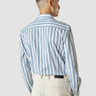 Lightweight Classic Shirt Bold Stripes Light Blue Regular