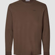 Lightweight Crewneck Saddle Brown