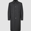 Maxi Wool Coat Dark Grey