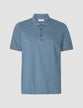 Piquet Polo Shirt Blue Mirage