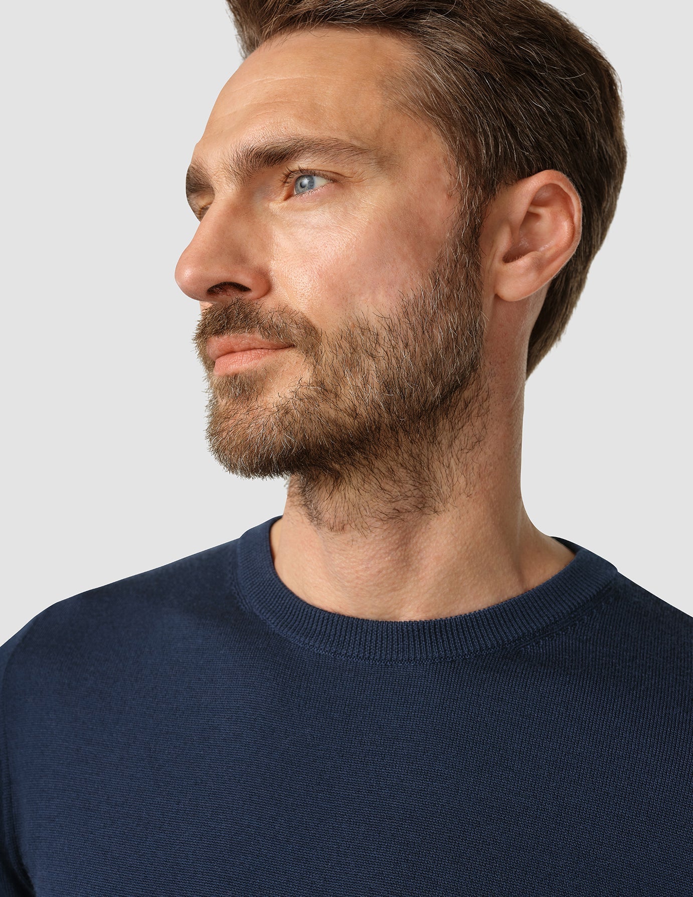 Premium Merino Crewneck Navy