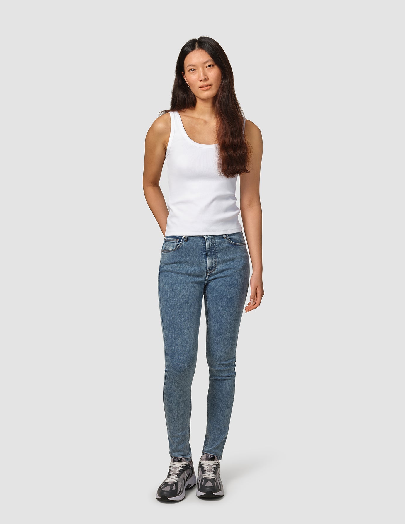 Rib Tank Top White | SHAPING NEW TOMORROW