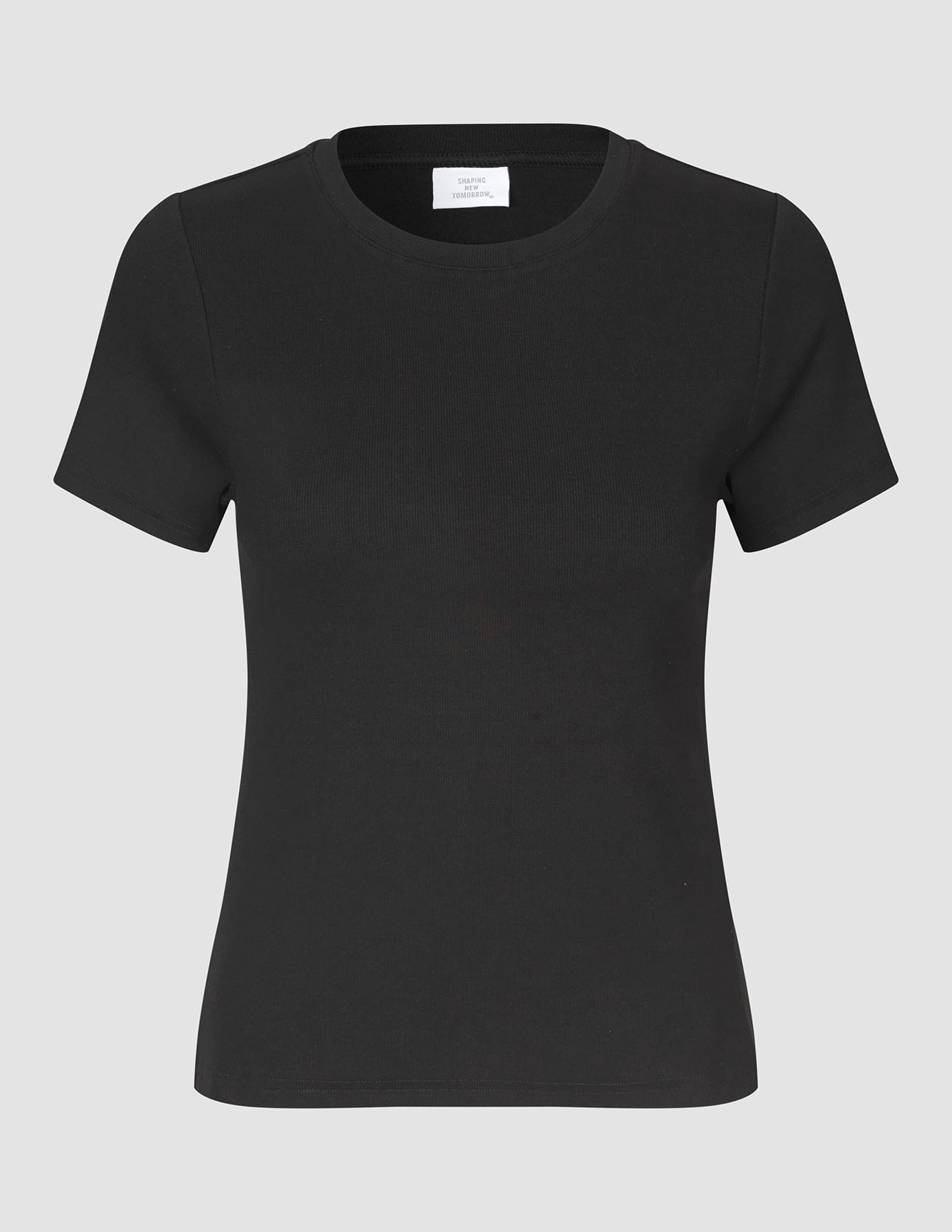 Rib T-Shirt Black