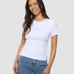 Rib T-Shirt White