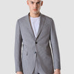 Essential Blazer Regular Duo Check Blue