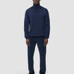 Seamless Premium Merino Knit Turtleneck Dark Navy