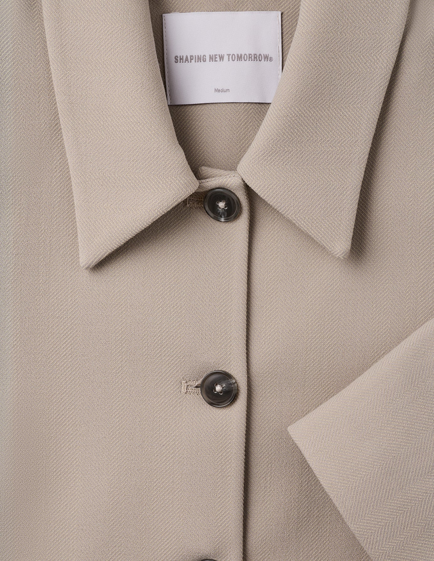 Serene Set Greige Wide Fit Pants & Short Jacket