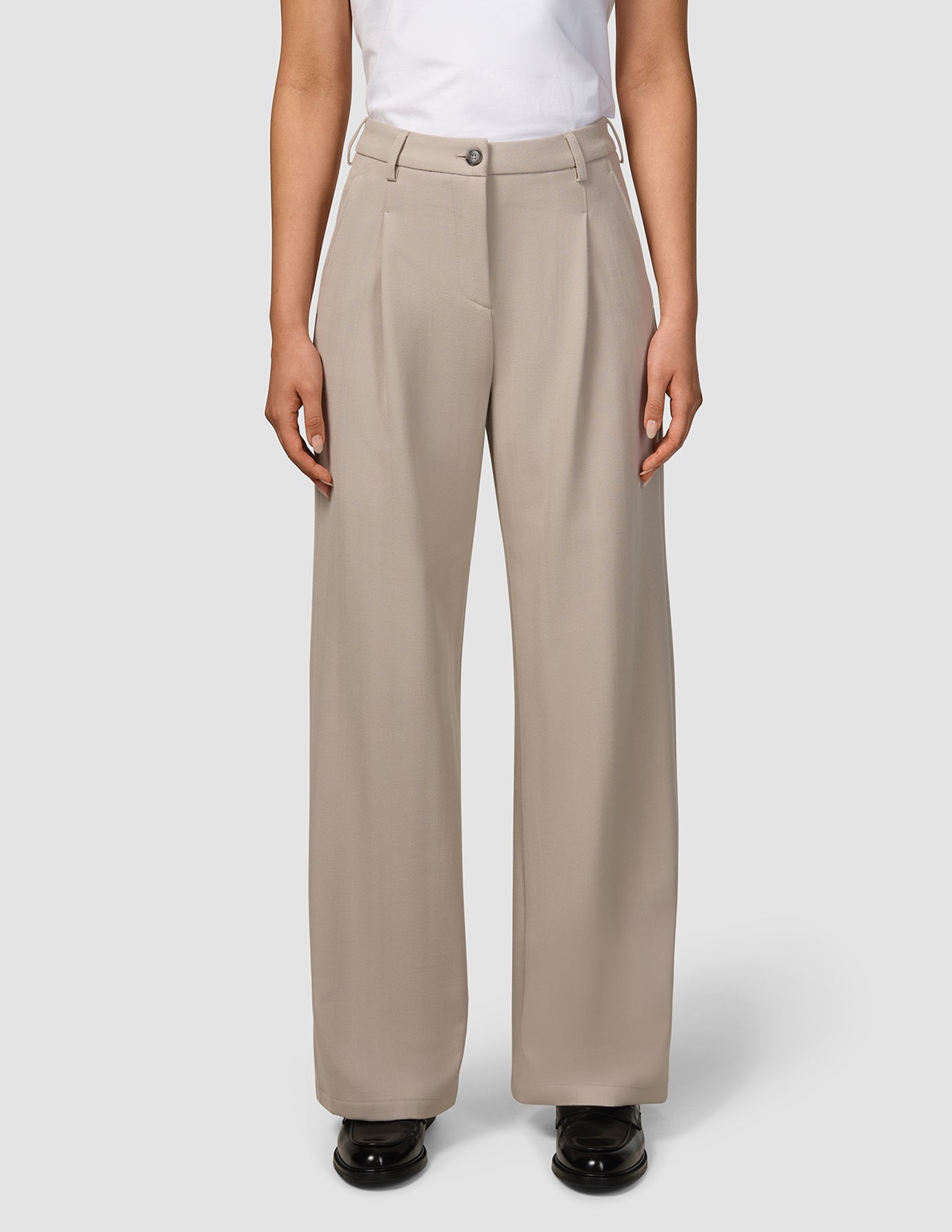 Serene Pants Wide Greige