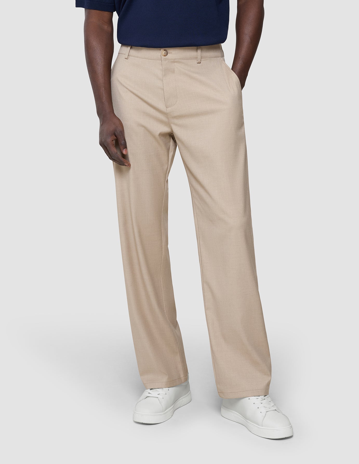 Siena Pants Relaxed Fit Beige