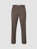 Siena Pants Relaxed Fit Dark Chestnut Melange