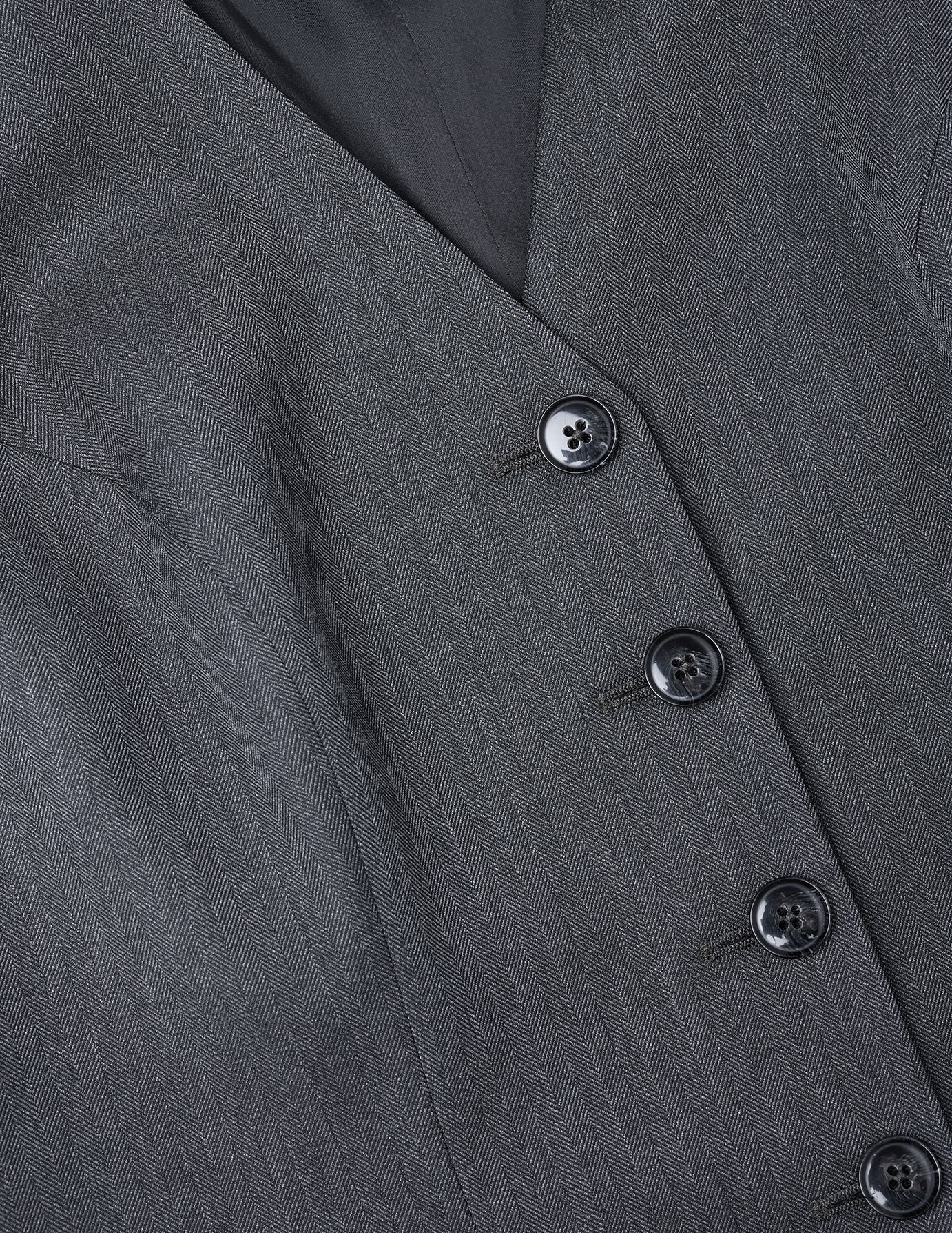 Women's Skye Long Vest Charcoal Melange