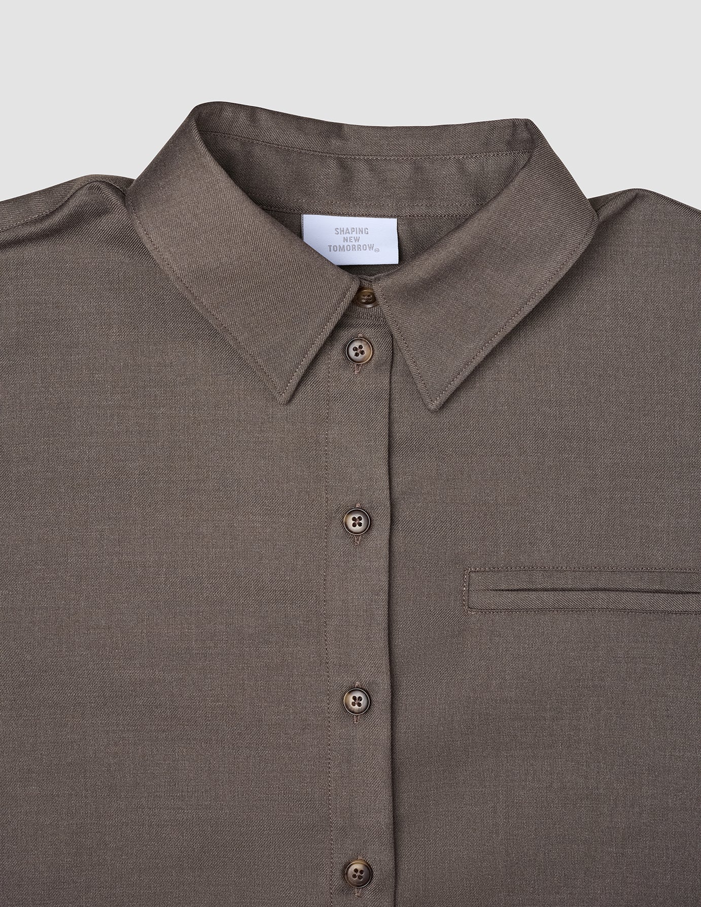 Women's Skye Shirt Dark Chestnut Melange