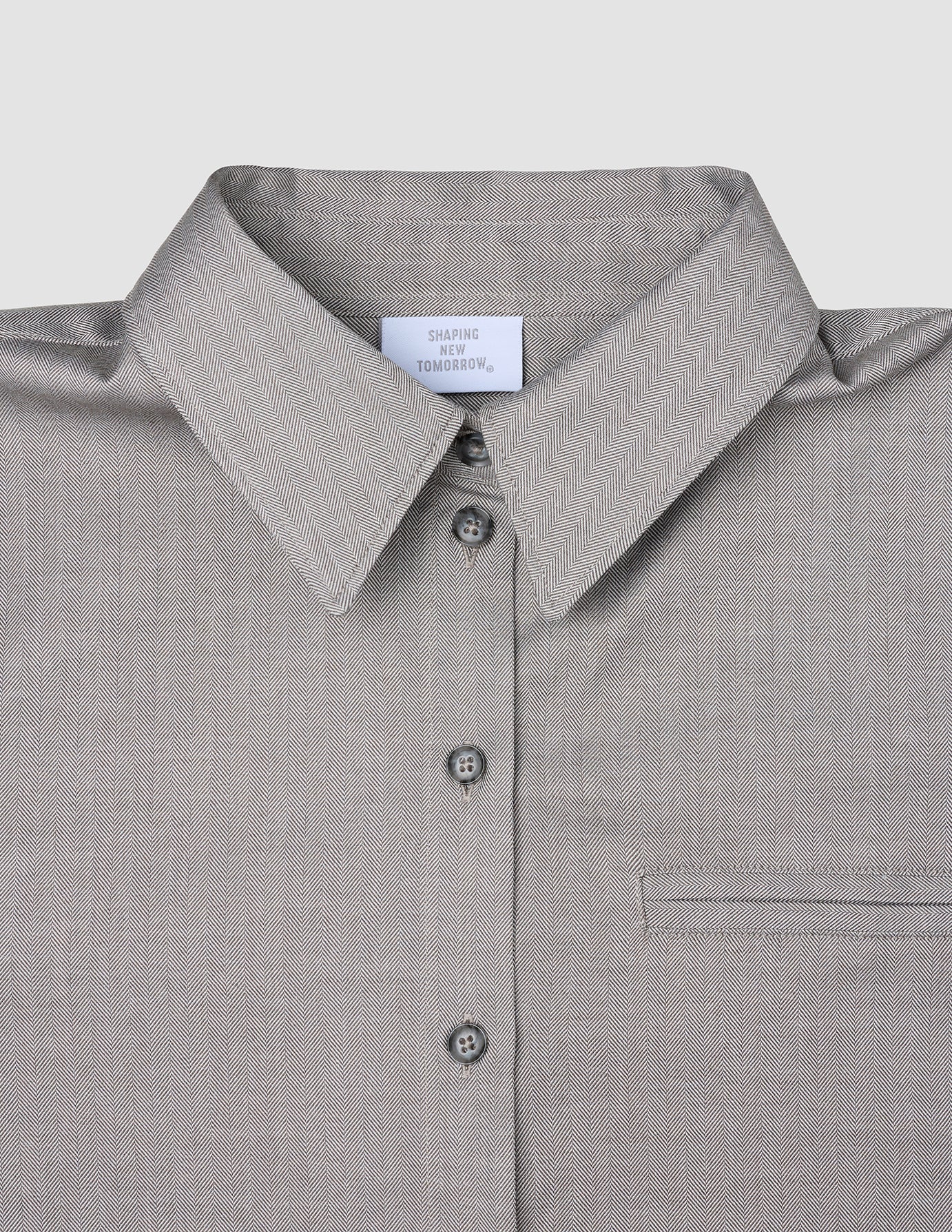 Women's Skye Shirt Mellow Beige Herringbone