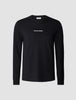 Supima Autograph Long-Sleeved T-Shirt Black