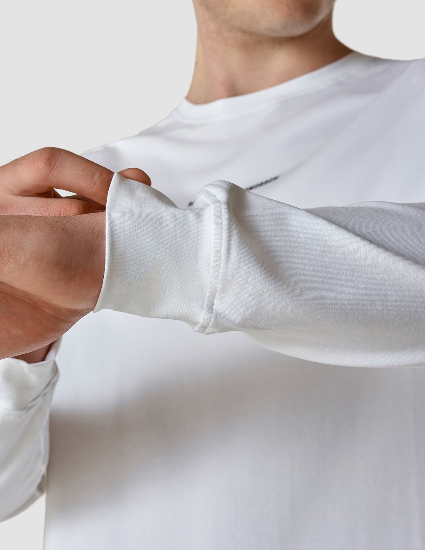 Supima Autograph Long-Sleeved T-Shirt White