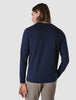 Supima Autograph Long-Sleeved T-shirt Navy