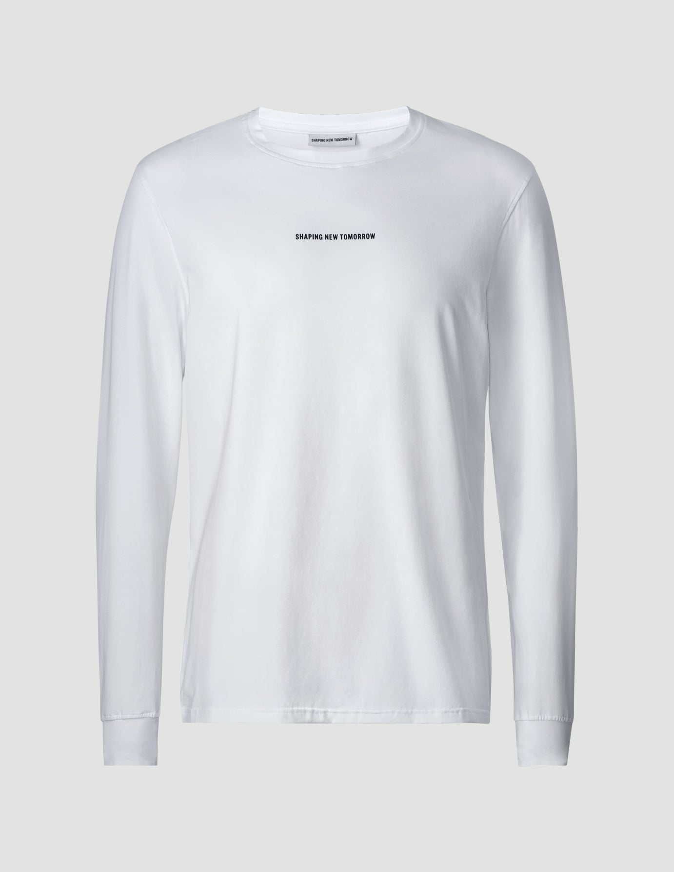Supima Autograph Long-Sleeved T-Shirt White
