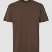 Supima T-shirt Box Fit Saddle Brown
