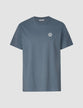 Supima T-shirt Box Fit Globe Blue Mirage