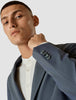 Tech Linen Blazer Navy