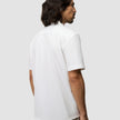 Tech Linen Bowling Short Sleeve Shirt Pure White