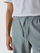Tech Linen Elastic Shorts Light Blue