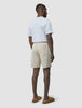 Tech Linen Elastic Shorts Sandshell Stripe