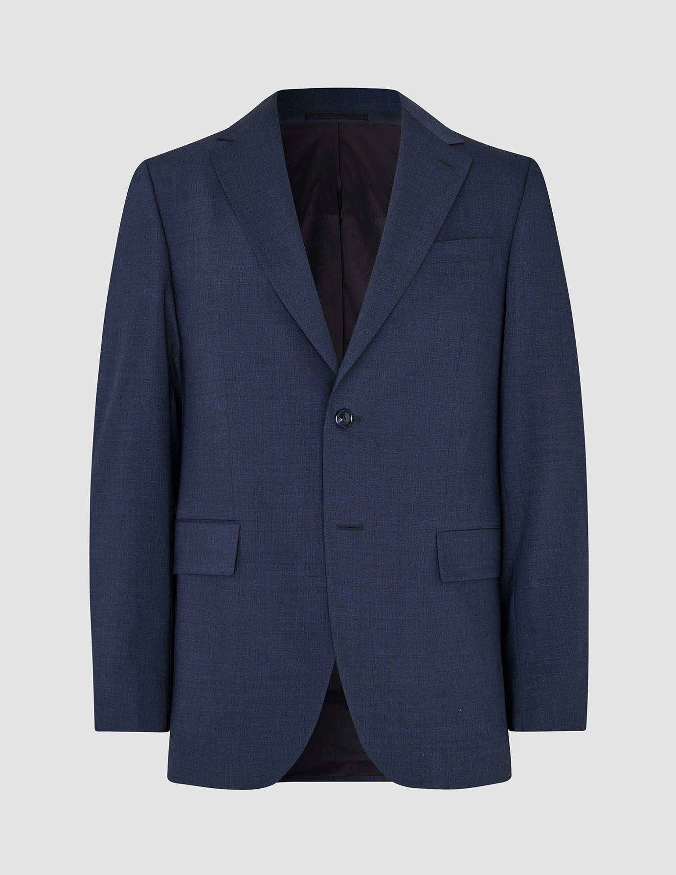 Tech Wool Blazer Navy Regular