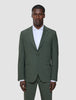 Tech Wool Blazer Green Night Slim