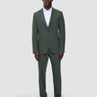 Tech Wool Suit Pants Regular Green Night