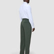 Tech Wool Suit Pants Regular Green Night