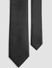 Tie Herringbone Black