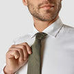 Tie Herringbone Remote Green