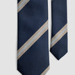 Tie Navy / Beige Stripe