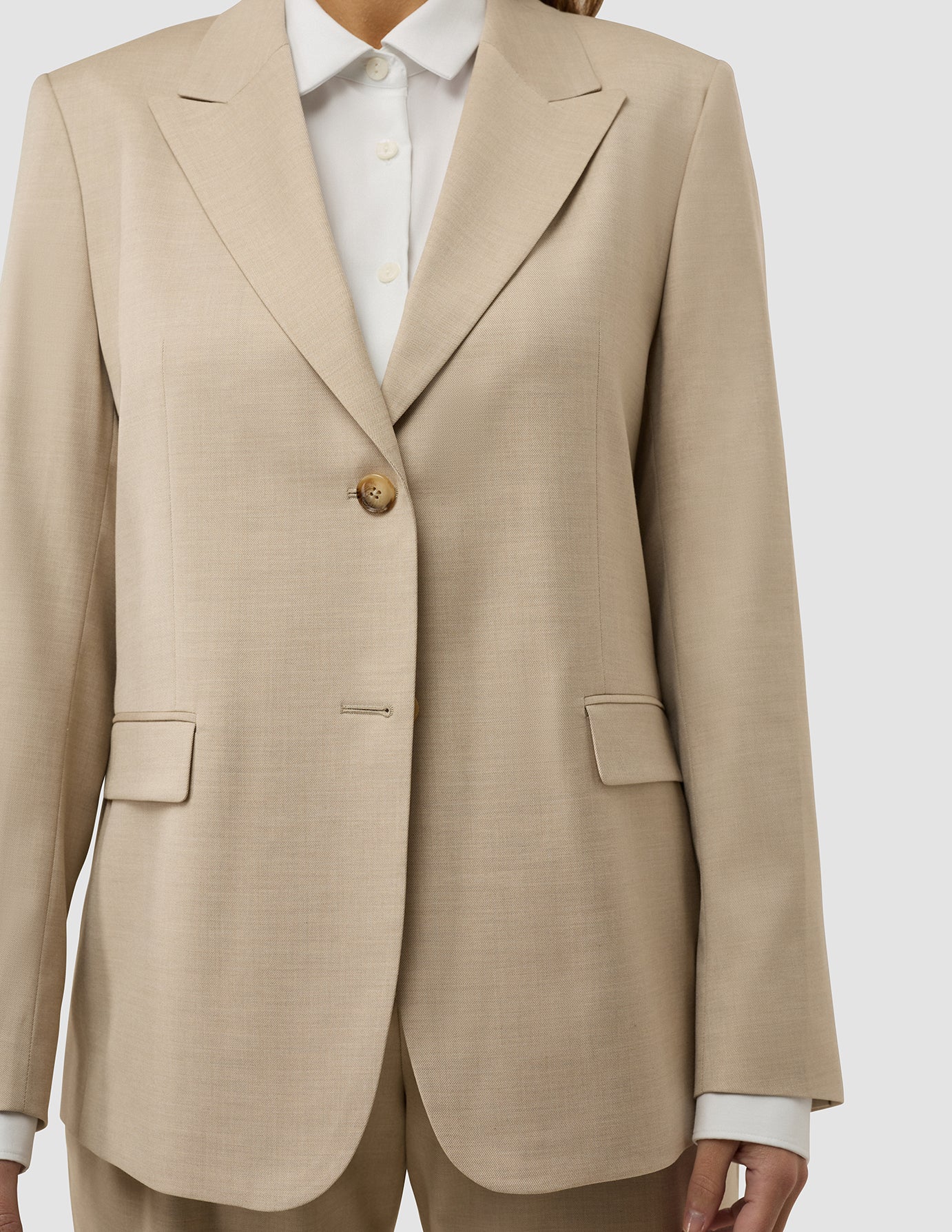 Women's Skye Blazer Sandy Beige Melange