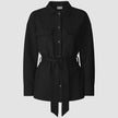 Belted Overshirt Black