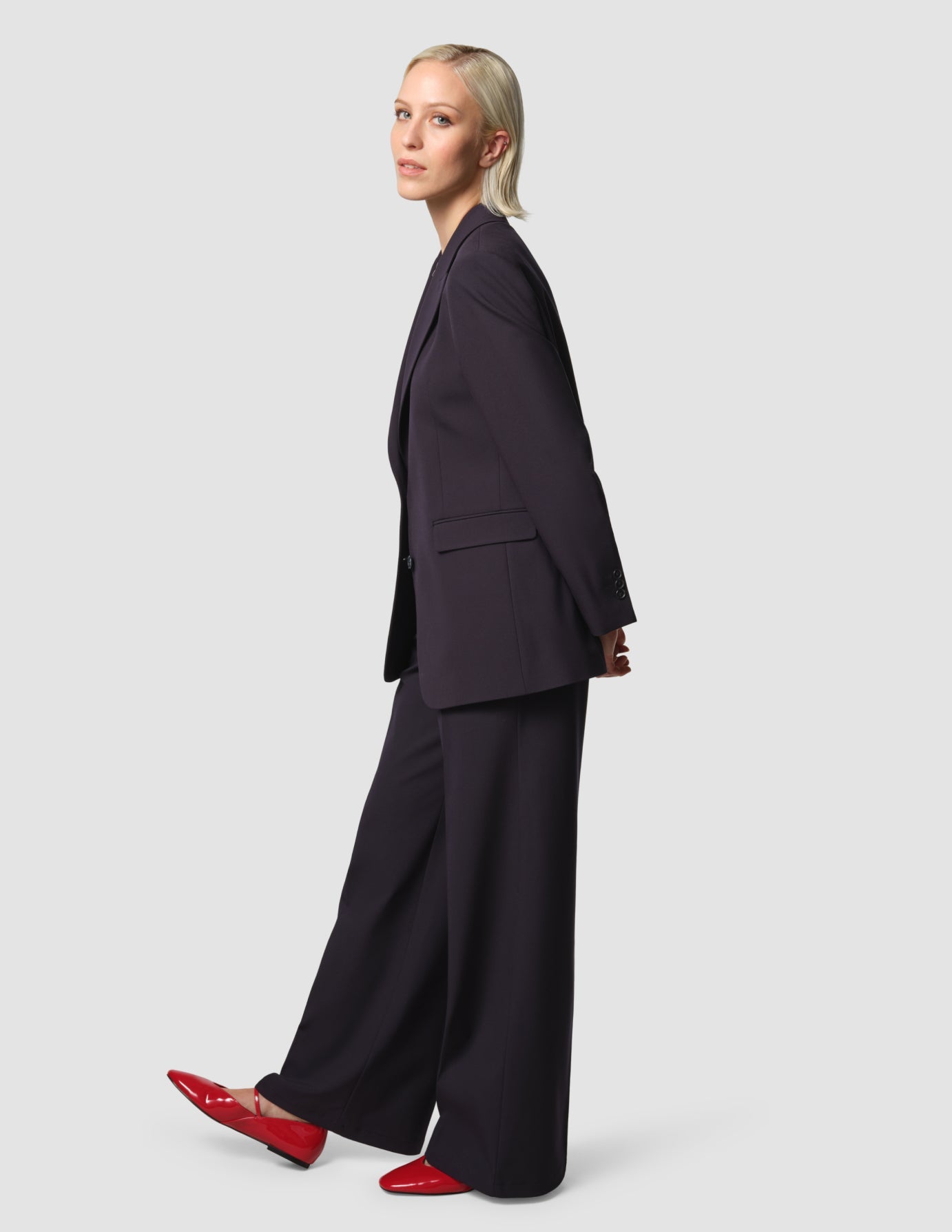 Essential Suit Midnight Blue Blazer & Wide Pants