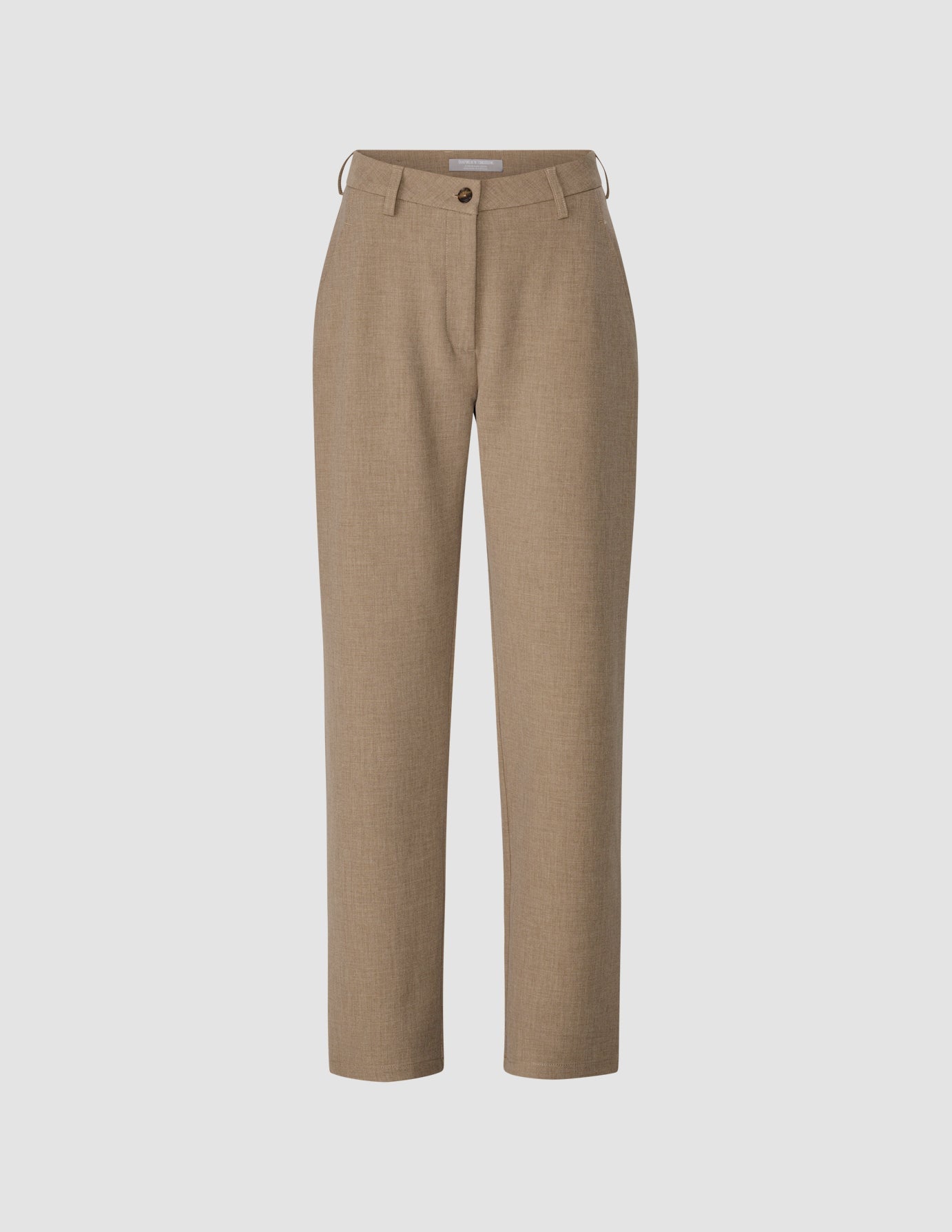 No. 1 Pants Straight Cappuccino