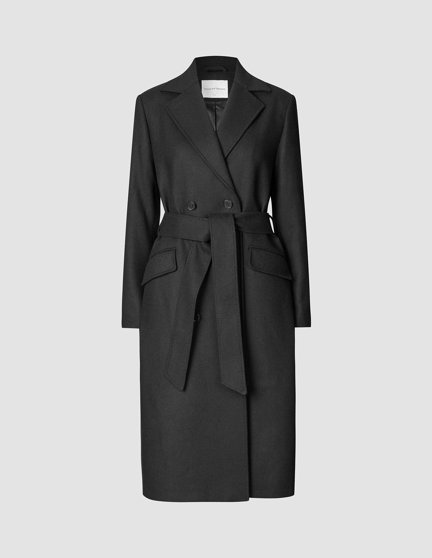 Women's Wool Coat Black