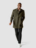 Wool Coat Green Melange