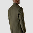 Wool Coat Green Melange