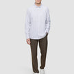 All-Day Oxford Shirt Beige Stripes
