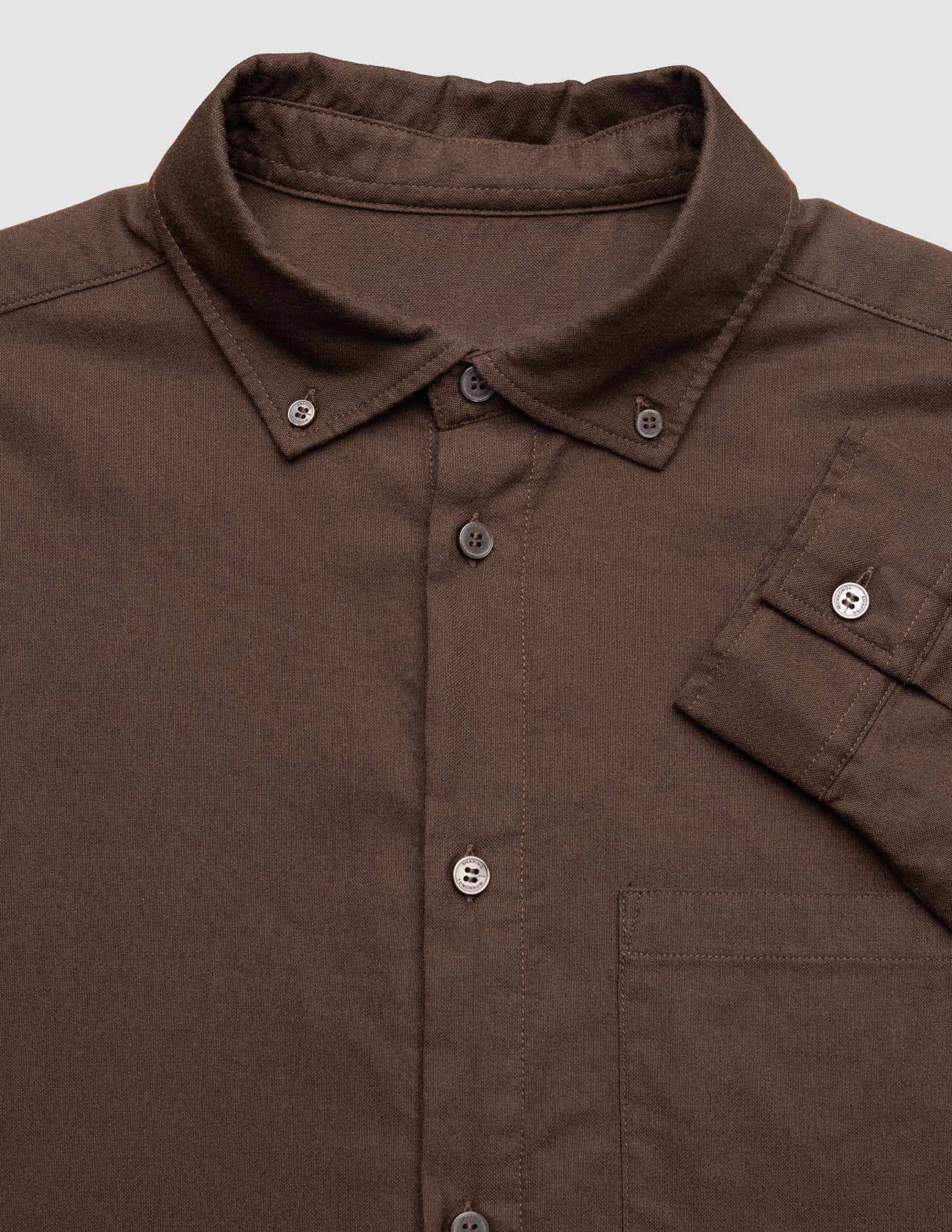 All-Day Oxford Shirt Dark Brown